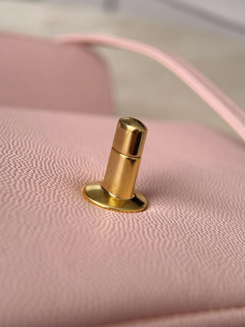 Chanel 26 Shoulder Bag 17 Pink Sheepskin Leather