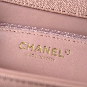 Chanel 26 Shoulder Bag 17 Pink Sheepskin Leather