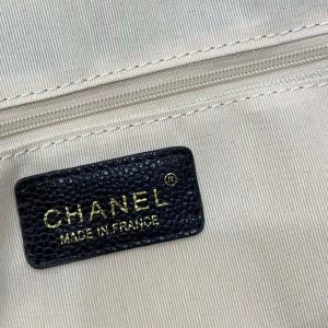 Chanel 2026 Maxi Shopping Bag 42cm Black Cowhide leather