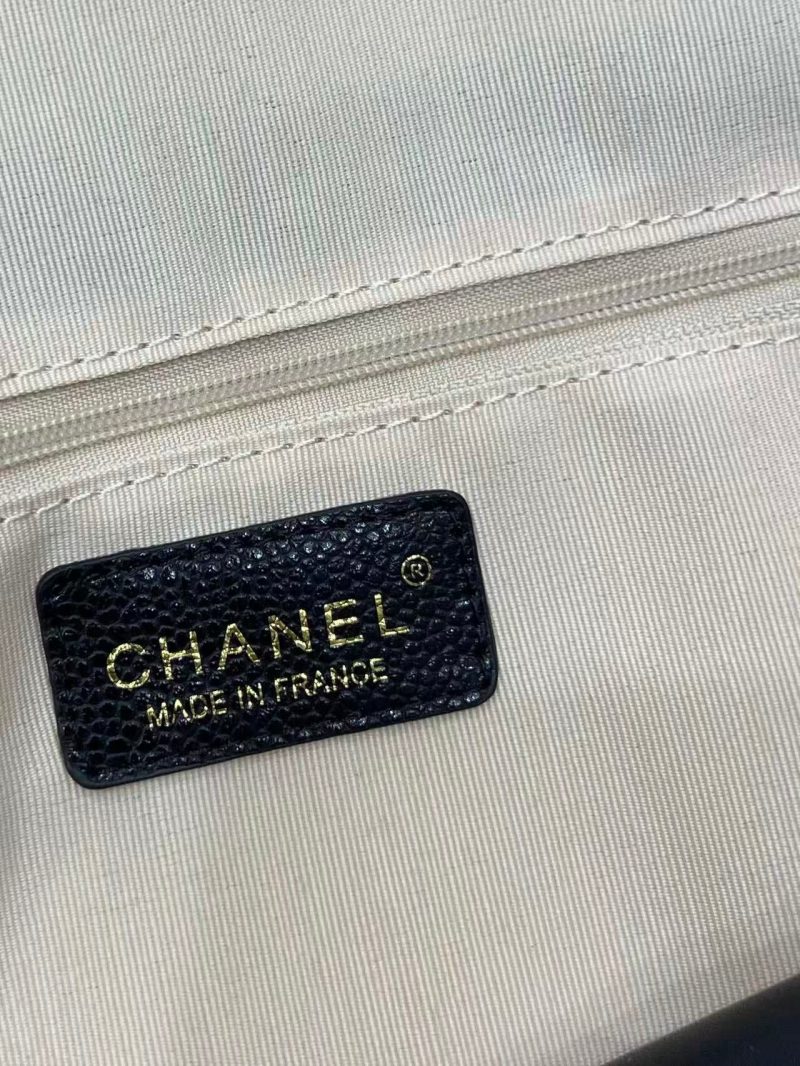 Chanel 2026 Maxi Shopping Bag 42cm Black Cowhide leather