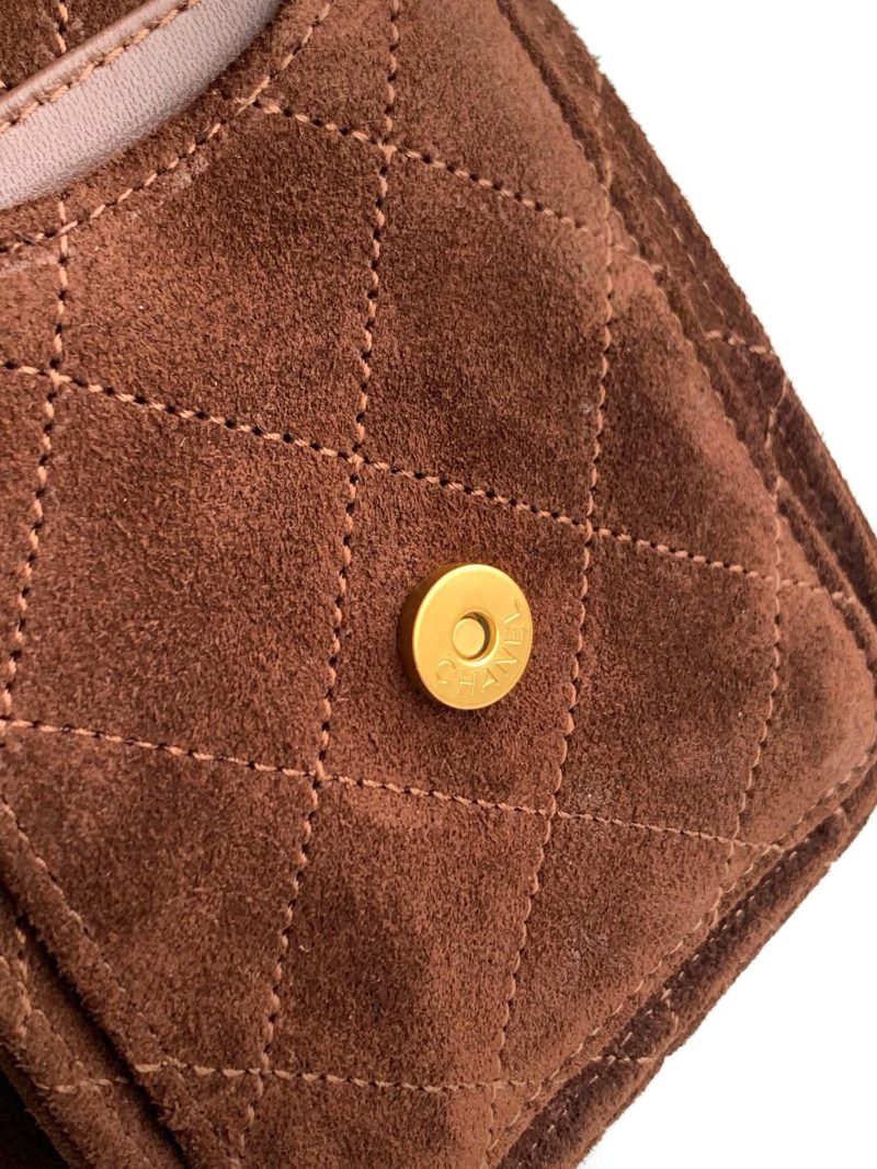 Image_20260323230653_2151_49 CHANEL 25S HOBO BAG 22 CM IN DARK BROWN SUEDE WITH GOLD HARDWARE