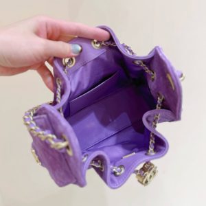 Image_20260324225629_2296_49 CHANEL 25S HOBO BAG 22 CM PURPLE SUEDE WITH GOLD HARDWARE