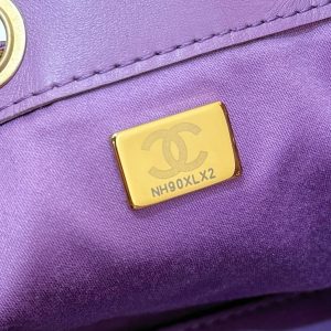 Image_20260324225633_2299_49 CHANEL 25S HOBO BAG 22 CM PURPLE SUEDE WITH GOLD HARDWARE
