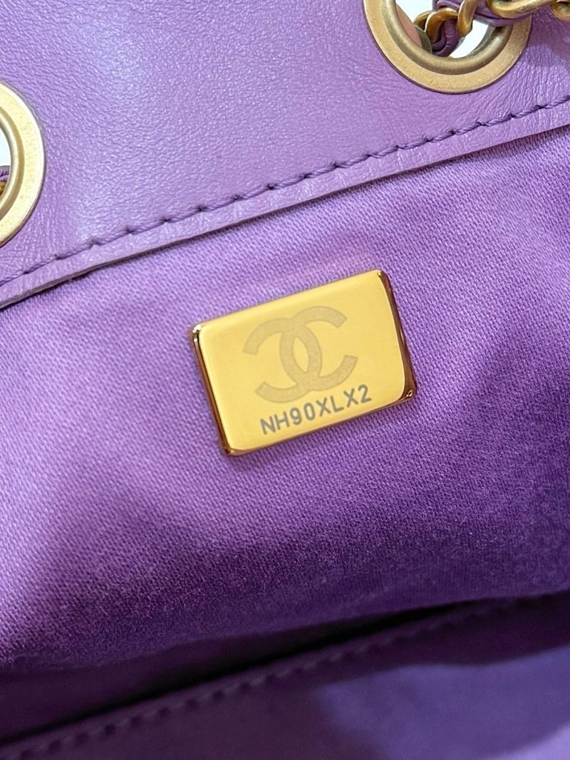 Image_20260324225633_2299_49 CHANEL 25S HOBO BAG 22 CM PURPLE SUEDE WITH GOLD HARDWARE