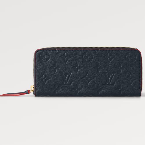 WeChatScreenshot_20231226173850 CLEMENCE WALLET 20CM BLUE RED MONOGRAM EMPREINTE LEATHER