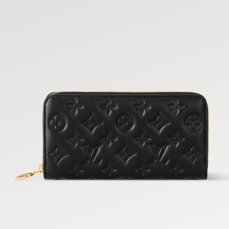 WeChatScreenshot_20240110163303 ZIPPY WALLET 19 BLACK EMBOSSED LAMBSKIN
