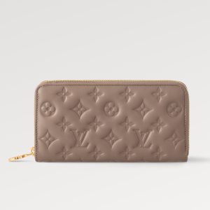 WeChatScreenshot_20240110163324 ZIPPY WALLET 19 BEIGE EMBOSSED LAMBSKIN