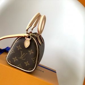 SPEEDY BANDOULIERE NANO 16CM MONOGRAM CANVAS