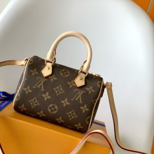 SPEEDY BANDOULIERE NANO 16CM MONOGRAM CANVAS