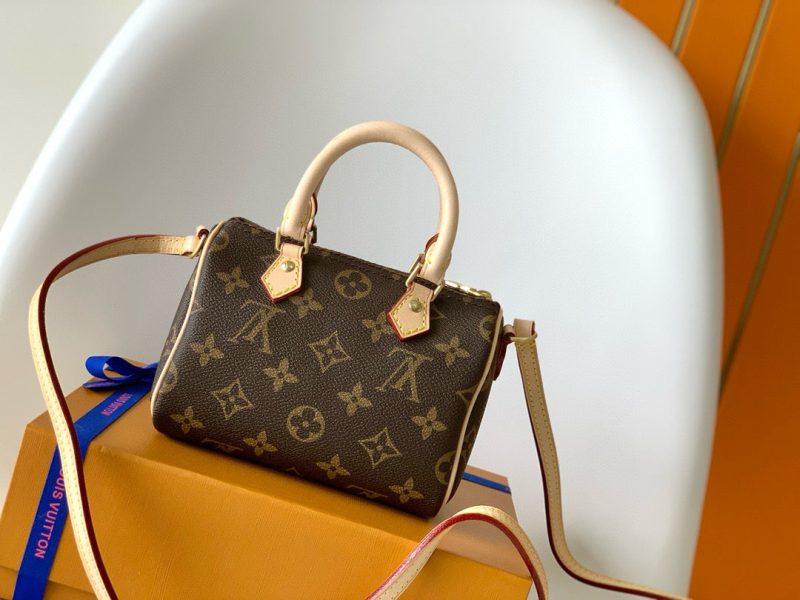 SPEEDY BANDOULIERE NANO 16CM MONOGRAM CANVAS