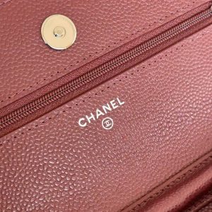 a3345f3c9c092d8c11fc75d65acae4ed CC Classic WOC 19cm Burgundy Caviar Leather