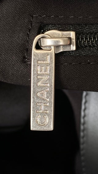 CC vintage hobo bag 31 black lambskin