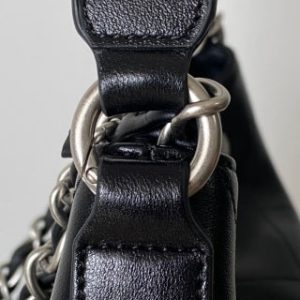 CC vintage hobo bag 31 black lambskin