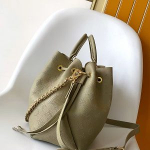 BELLA TOTE 32 IN ROSEMARY PERFORATED CALFSKIN GOLD HARDWARE