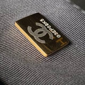 CC 2025 Medium Flap Bag Black Patent Calfskin