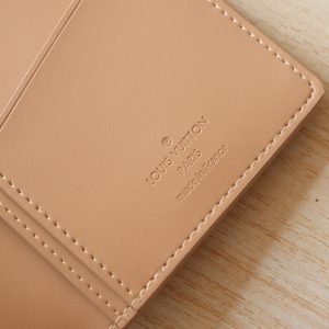 LV Brazza Wallet Monogram Grained Taurillon Cowhide