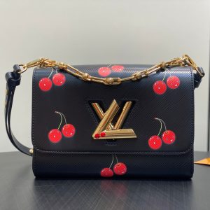LV Twist 19cm Cherry Bag Epi Leather 338136