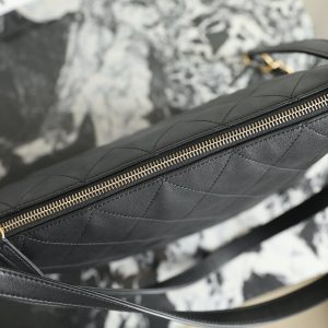 Chanel 25s Hobo Backpack Small Black Calfskin 340195