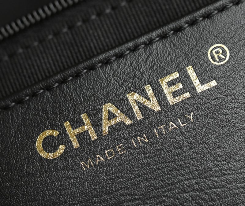 Chanel 25s Hobo Backpack Small Black Calfskin 340195