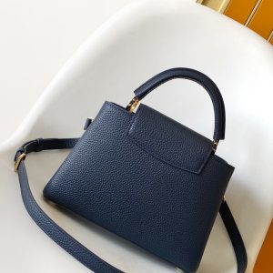 Capucines BB Bag Dark Blue Taurillon leather 251686