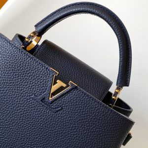 Capucines BB Bag Dark Blue Taurillon leather 251686