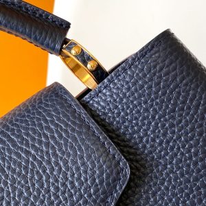 Capucines BB Bag Dark Blue Taurillon leather 251686