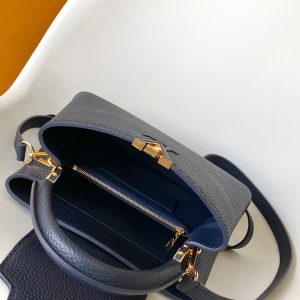 Capucines BB Bag Dark Blue Taurillon leather 251686