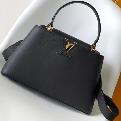 imgHD_2d10544c_20250506_cmp_i1746468741678_5688_0_7_jpg_1 CAPUCINES GM 33CM BLACK GOLD TAURILLON LEATHER 252021