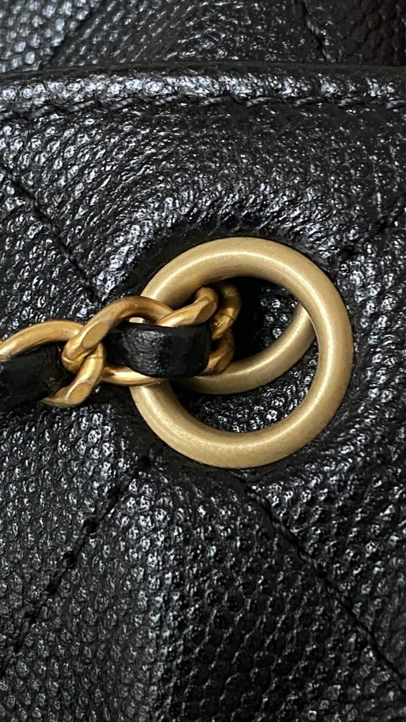 imgHD_4719e779_20250315_cmp_i1742037863439_957_0_2_jpg CC 25C Hobo Bag 42cm Black Grained Calfskin