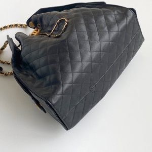 imgHD_4719e779_20250316_cmp_a1742127527816_4342_jpg CC 25C Hobo Bag 42cm Black Grained Calfskin