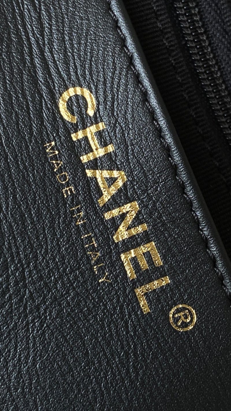 Chanel 25 Hobo Backpack Black Soft Calfskin