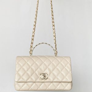 CC Handle Bag 23 Cream Caviar