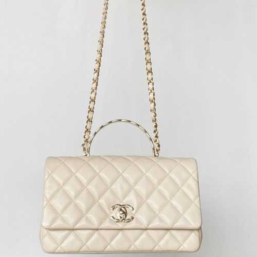 CC Handle Bag 23 Cream Caviar