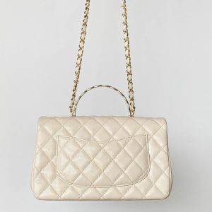 CC Handle Bag 23 Cream Caviar
