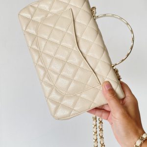CC Handle Bag 23 Cream Caviar