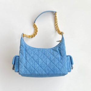 CC Multi-Pocket HOBO bag 31 light blue denim