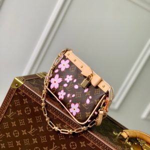 imgHD_4828b284_20250402_cmp_i1743586163956_5638_0_1_jpg LV x TM Pochette Accessoires 22cm Sakura Brown Cherry Blossom Monogram Canvas