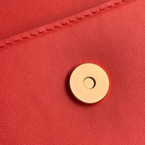 Wallet On Chain LV Bloom 20cm Red Calfskin 250363