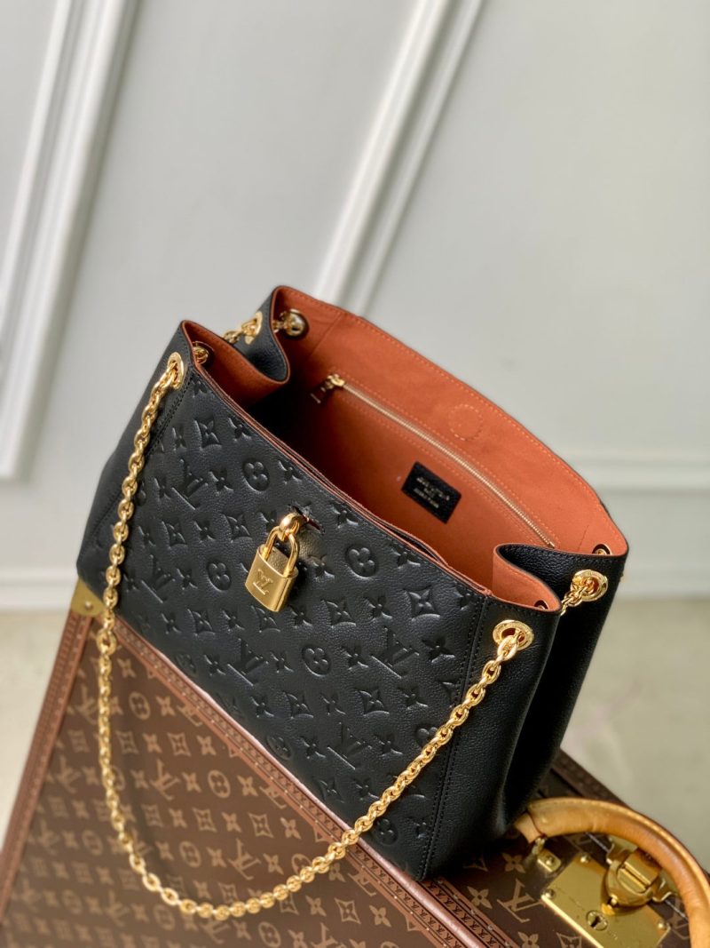 imgHD_4828b284_20250523_cmp_i1747987428299_2989_0_8.jpg_1 Anytime 34cm Tote Bag Black Gold Empreinte leather 251564