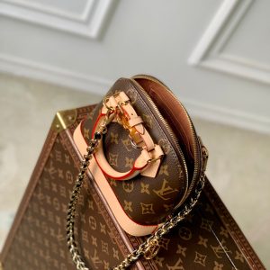 imgHD_4828b284_20250613_cmp_i1749801682741_1464_0_8_jpg LV Alma Monogram Bag 19.5cm Brown Beige Leather Canvas 337560