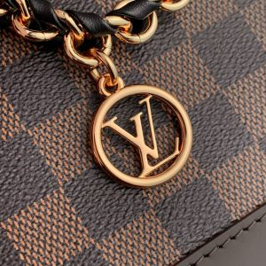 LV Alma Monogram Bag 19.5cm Brown Leather Canvas 337564