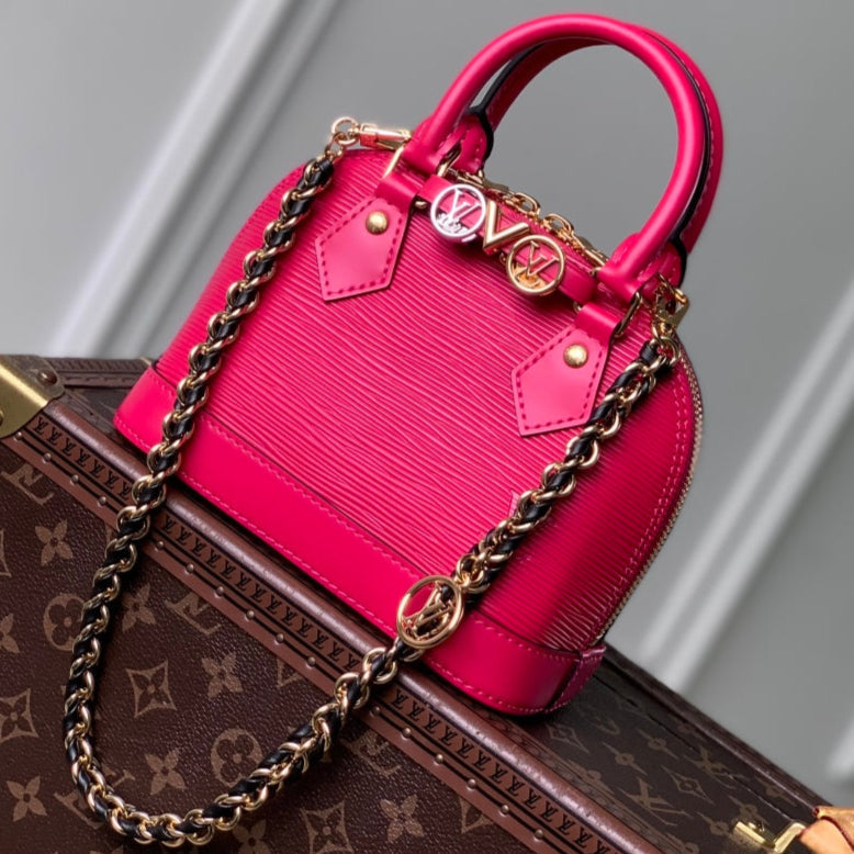 imgHD_4828b284_20250613_cmp_i1749802112359_8549_0_0_jpg LV Alma Monogram Bag 19.5cm Rose Red Epi Leather 337570