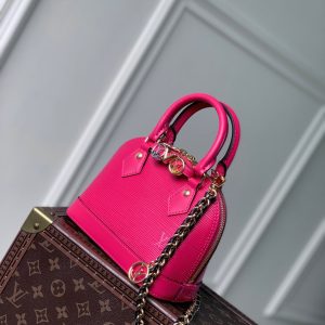 imgHD_4828b284_20250613_cmp_i1749802115295_2708_0_1_jpg LV Alma Monogram Bag 19.5cm Rose Red Epi Leather 337570