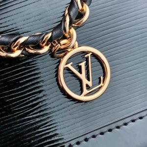 LV Alma Monogram Bag 19.5cm Black Epi Leather 337573