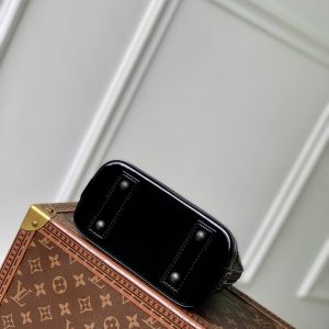 LV Alma Monogram Bag 19.5cm Black Epi Leather 337573