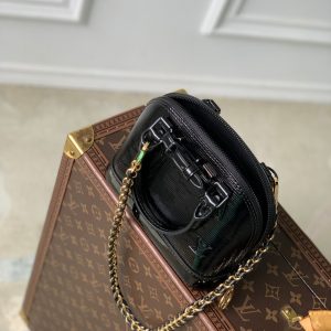 LV Alma Monogram Bag 19.5cm Black Epi Leather 337573