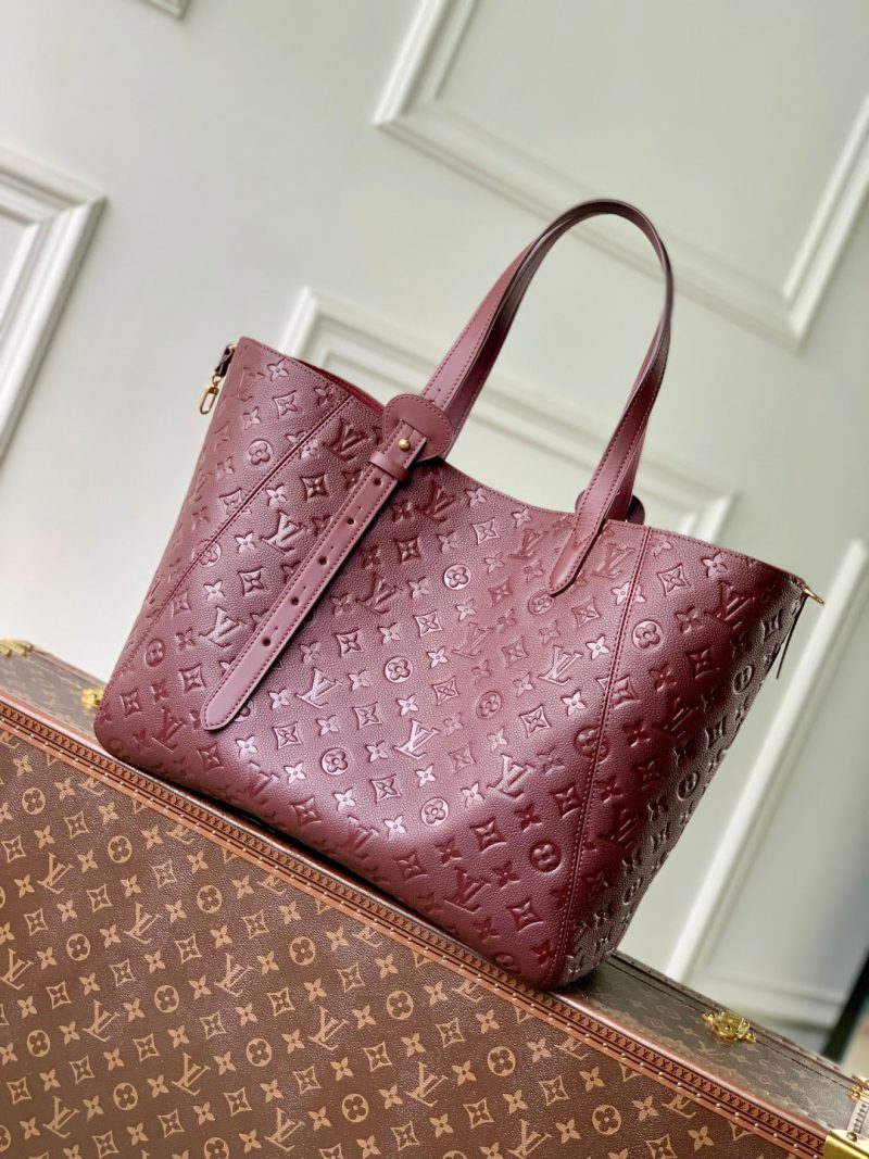 imgHD_4828b284_20250918_cmp_i1758180787657_3444_0_2_jpg LV 2025 Louis Vuitton All In One MM Bag 56cm Wine Red Monogram Empreinte Leather 343623