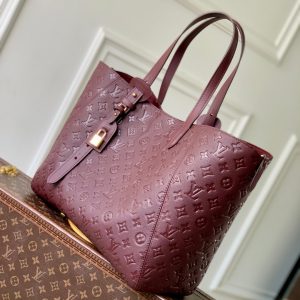 imgHD_4828b284_20250918_cmp_i1758180787657_5558_0_1_jpg LV 2025 Louis Vuitton All In One MM Bag 56cm Wine Red Monogram Empreinte Leather 343623