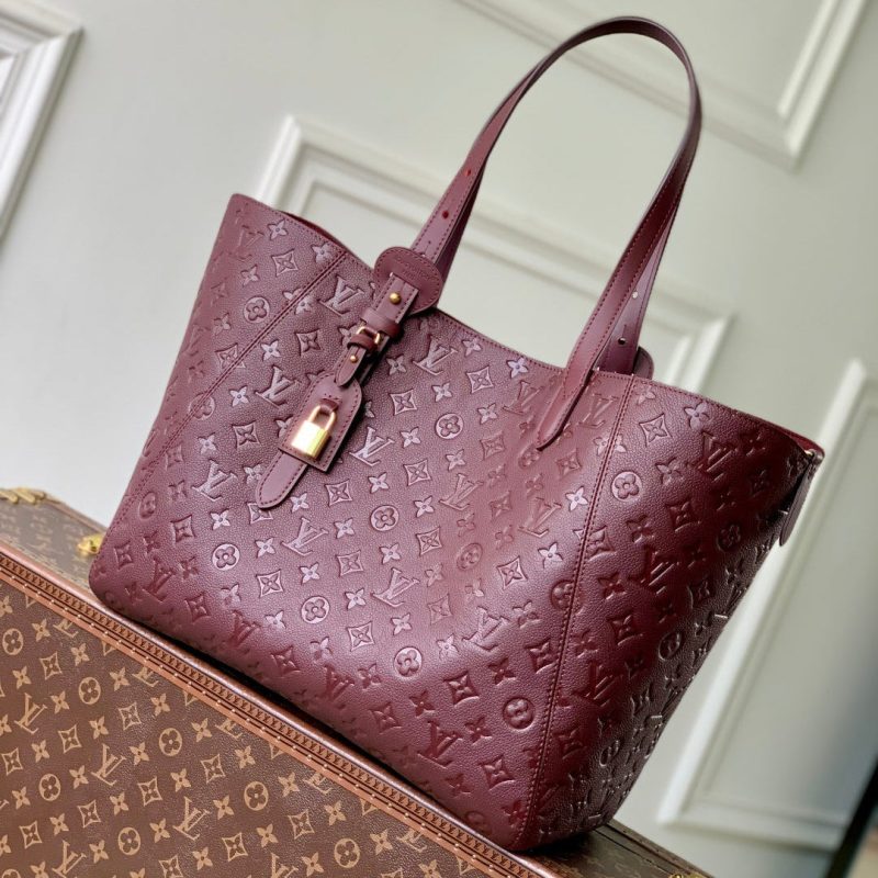 imgHD_4828b284_20250918_cmp_i1758180793415_2468_0_0_jpg LV 2025 Louis Vuitton All In One MM Bag 56cm Wine Red Monogram Empreinte Leather 343623