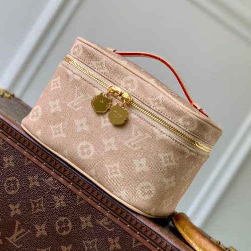LV 2025 Nice Bag 20cm Beige Canvas 346583